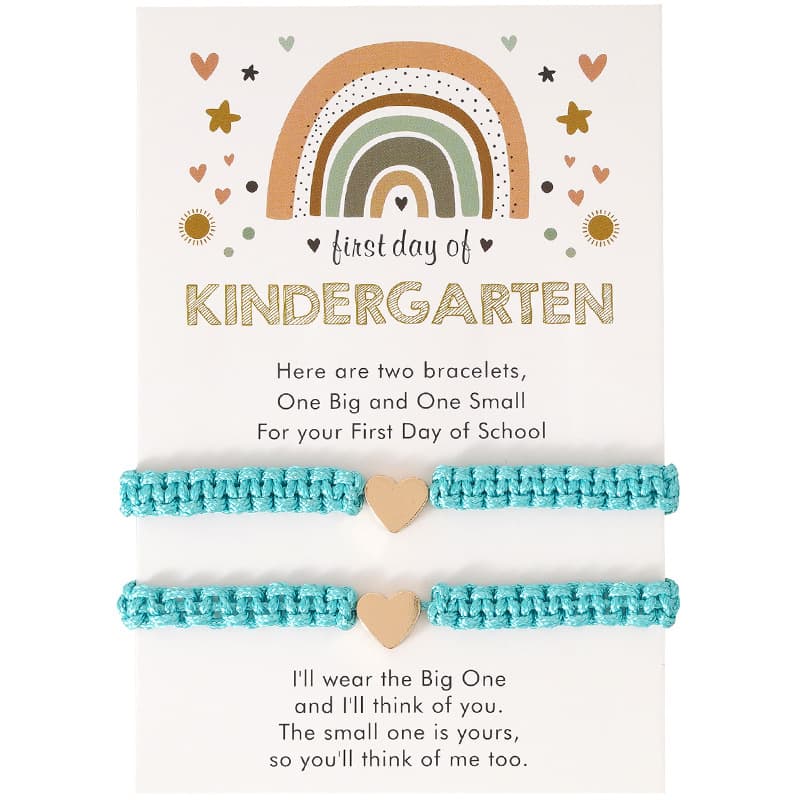 Europe and the United States cross-border hot-selling hand-woven bracelet Golden Love lovers girlfriends friendship parent-child hand Rope Heart-Shaped Bracelet