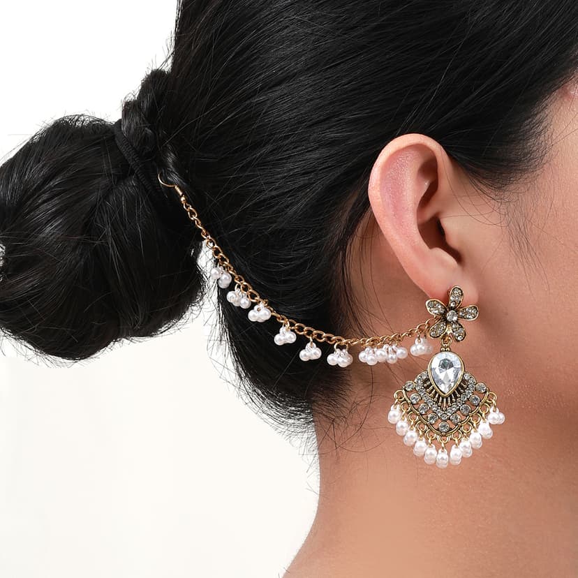Cross-Border Popular European and American Fashion Earrings, Bohemian Ethnic Style Flower Earrings, New Elegant Retro Earrings