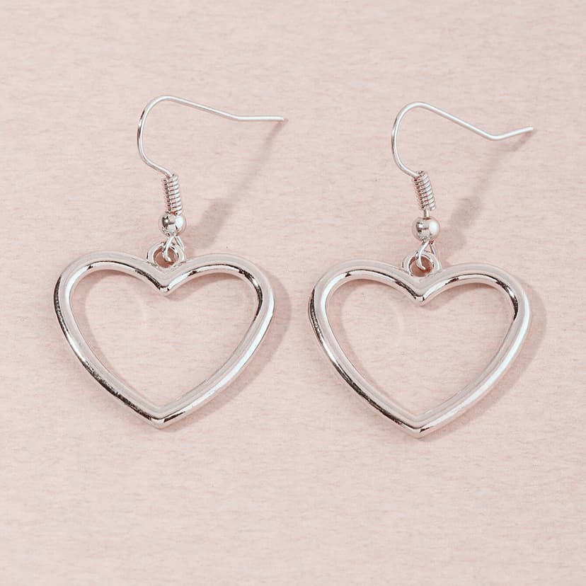Korean Love Earrings Women's New Fashionable Fairy Cold Style ins Simple Korean Face Skinny Earrings E7982