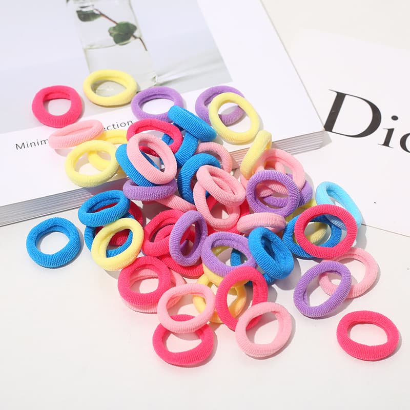 Children's Rubber Band Baby Hair Band Tie Hair Small Rubber Band Towel Ring Does Not Hit Hair Elastic Good Girls Small Pull Head Rope