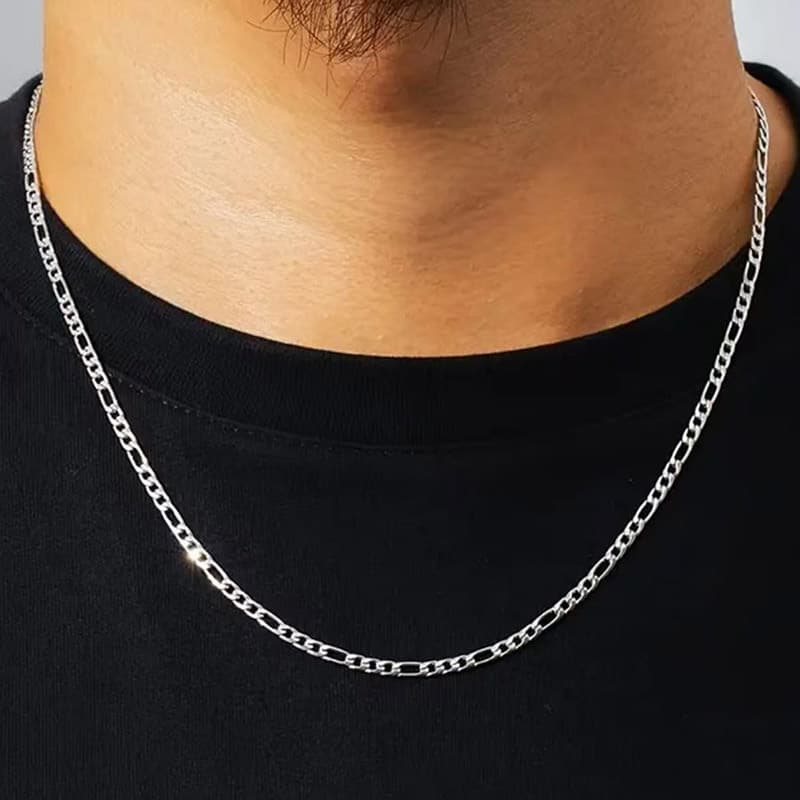 1 Piece of Fashionable Hip-Hop Simple Chain Personalized Men's Necklace