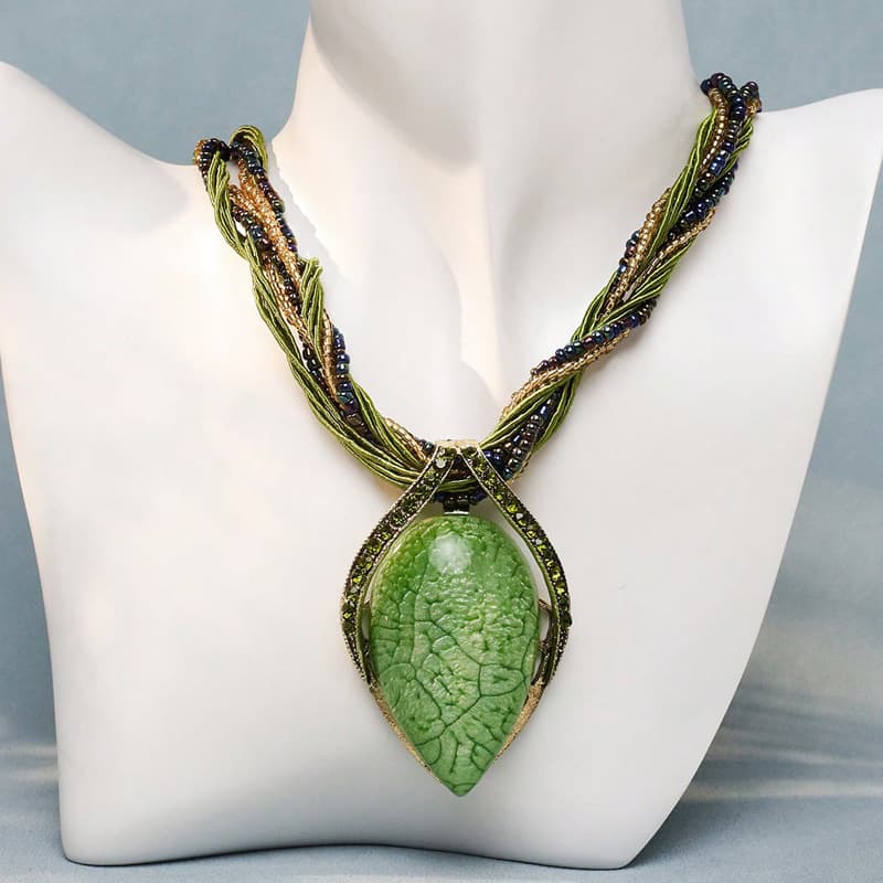 1 Fashion Bohemian Ethnic Style Leaf Elegant Ladies Necklace