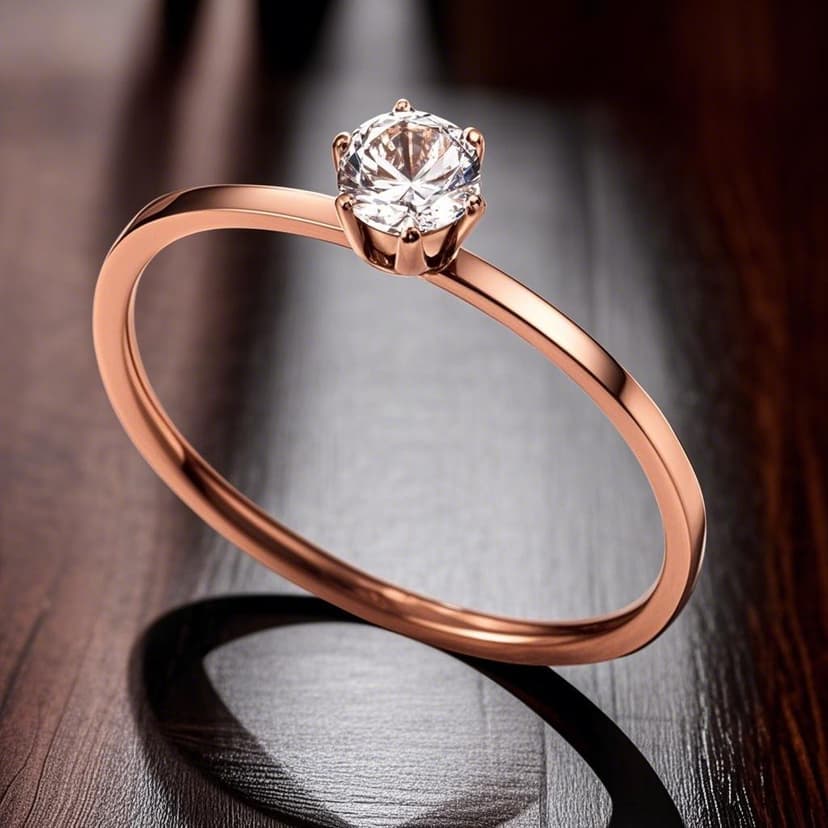 Stainless Steel Titanium Steel Ring Women's Wholesale Niche High-end Light Luxury ins Style Girls Gold Plated Thin Ring Zircon Fingers