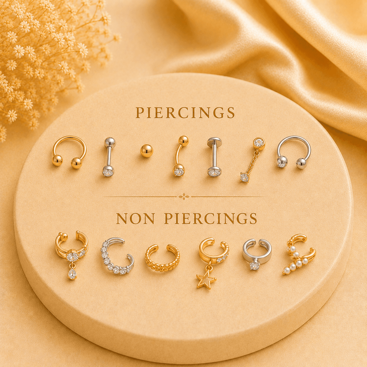 Piercings/non piercings